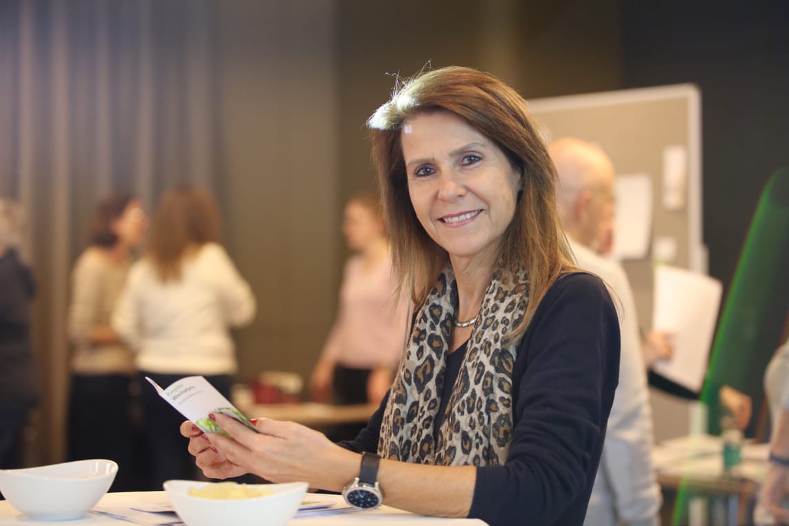 Sandra Wespi, Mitarbeiterin am Empfang der Alp Betagtenzentrums nahm an der Informationsveranstaltung teil: «Ich denke, mit einer sauberen Vorbereitung und einer guten Planung bin ich gut dran und schaue meiner Pensionierung angstfrei entgegen.»